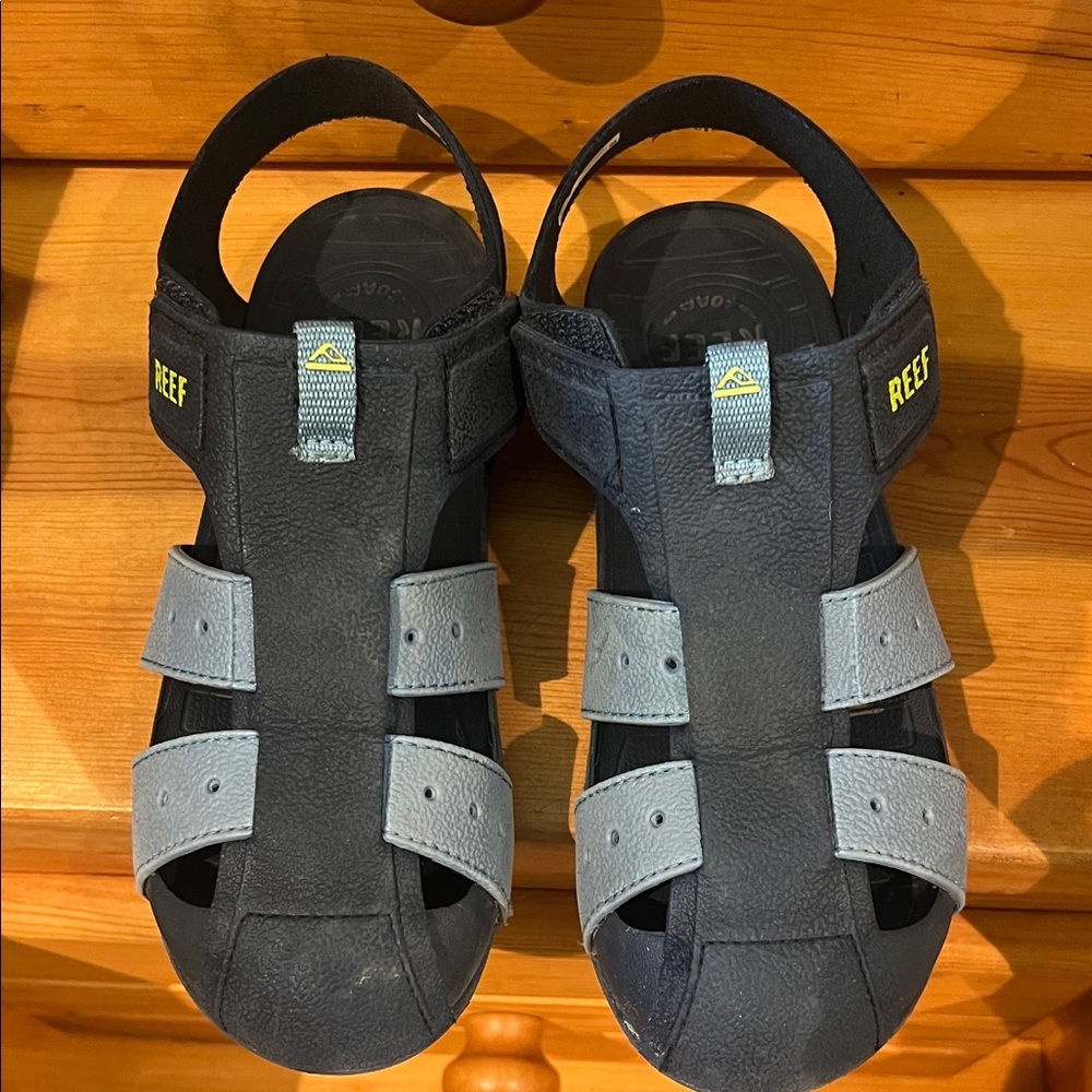 Reef Kids Sandals - Blue and Gray